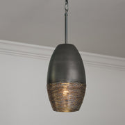 Sana Mini Pendant in Grey Iron