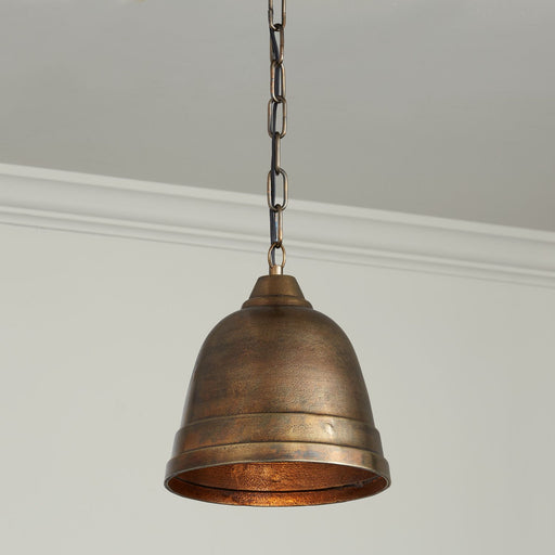 Sedona Mini Pendant in Oxidized Brass