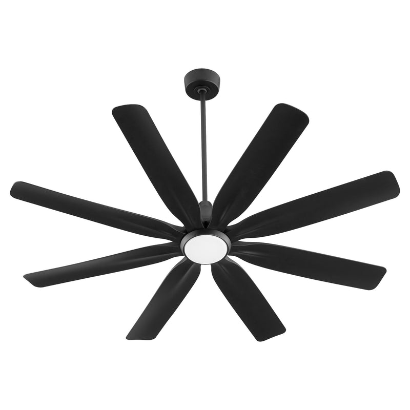 Rosales 60" 8-Blade Ceiling Fan in Matte Black