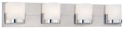 Convex 4-Light Bath in Chrome - Lamps Expo