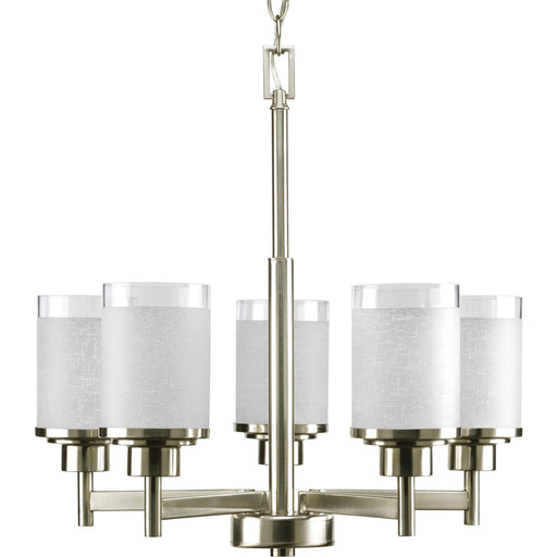 Alexa 5-Light Chandelier in Brushed Nickel