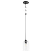 Tribute 1 Light Mini Pendant in Matte Black