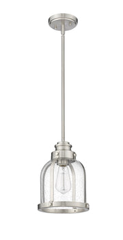 Burren 1 Light 8.75" Pendant in Brushed Nickel
