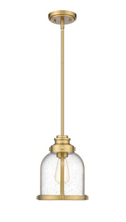 Burren 1 Light 8.75" Pendant in Heritage Brass