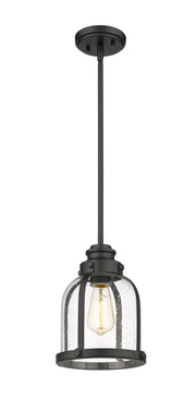 Burren 1 Light 8.75" Pendant in Matte Black