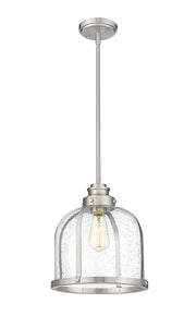 Burren 1 Light 12.25" Pendant in Brushed Nickel
