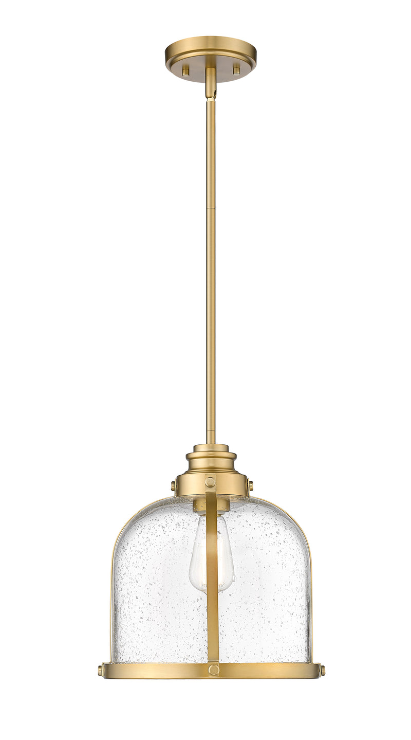 Burren 1 Light 12.25" Pendant in Heritage Brass