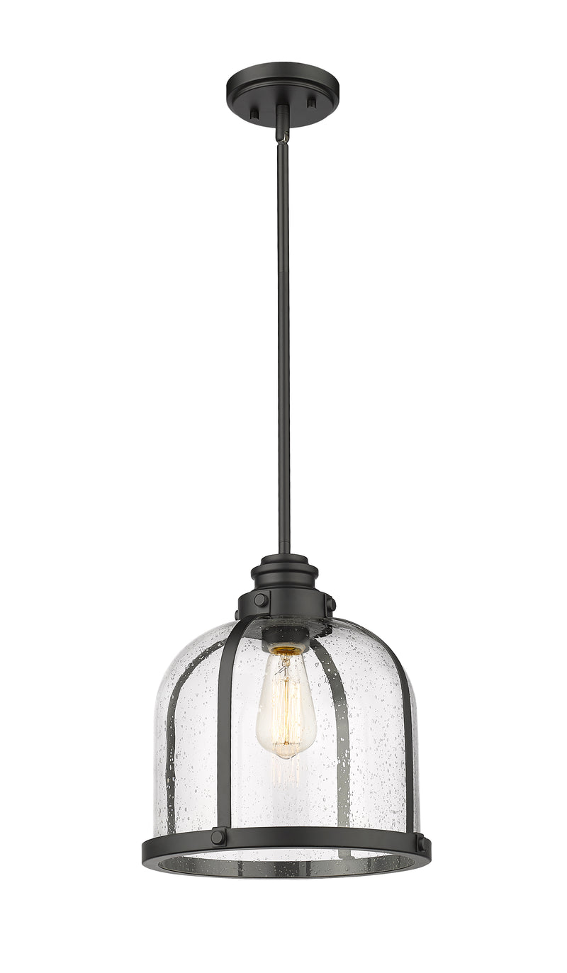Burren 1 Light 12.25" Pendant in Matte Black