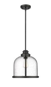 Burren 1 Light 12.25" Pendant in Matte Black