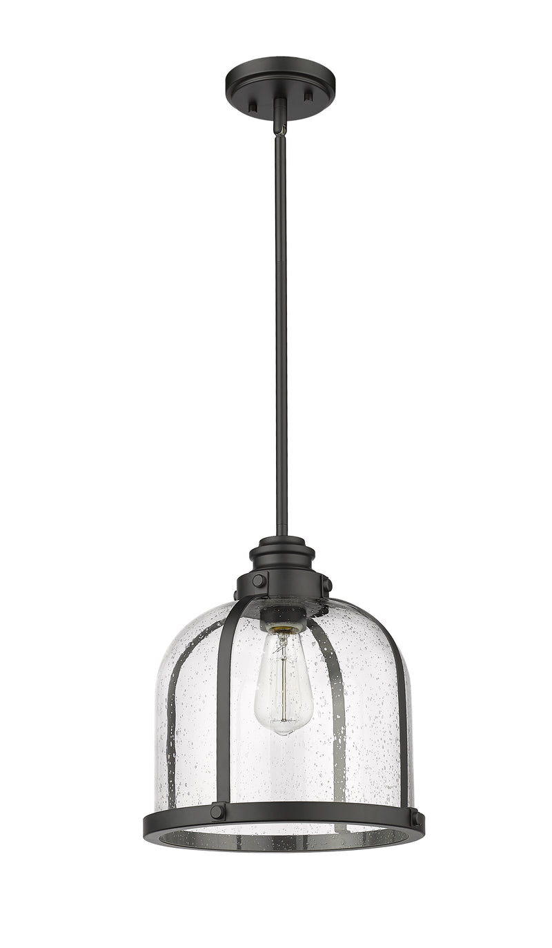 Burren 1 Light 12.25" Pendant in Matte Black