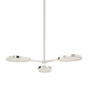 Patras 3-Light Semi-Flush Mount in Burnished Nickel