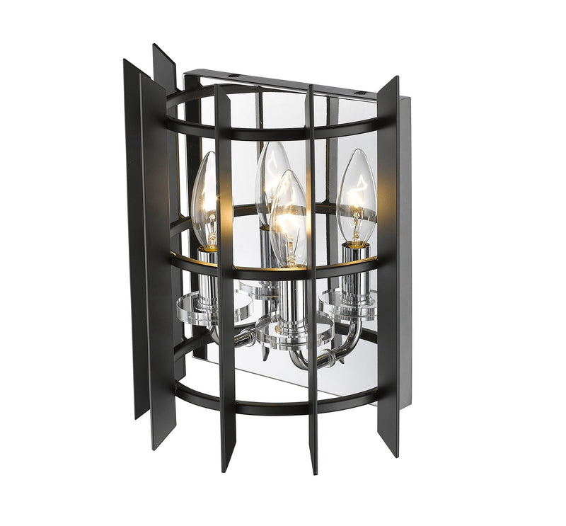 Haake 2 Light 9.12" Wall Sconce in Chrome