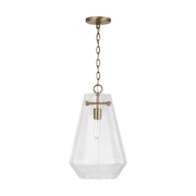 Lee Mini Pendant in Aged Brass