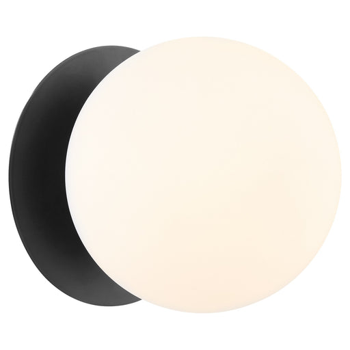 Jasper 1 Light Globe Wall or Ceiling Mount in Matte Black