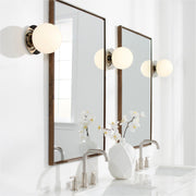 Jasper 1 Light Globe Wall or Ceiling Mount in Polished Nickel