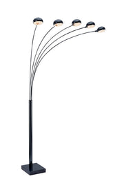 5-Light Arch Lamp with Marble Base - Lamps Expo