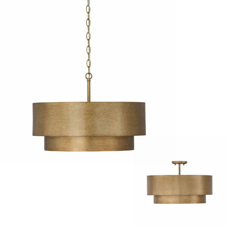 Jude 4-Light Convertible Pendant in Mystic Luster