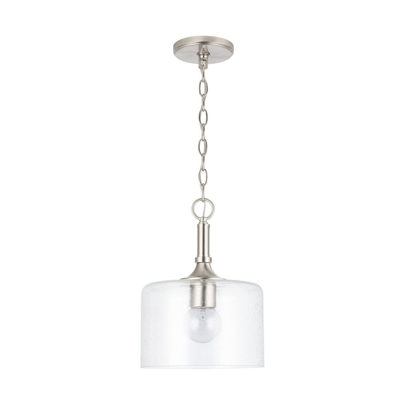Carter Pendant in Brushed Nickel