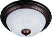 Essentials - 584x Two Light Flush Mount in Oil Rubbed Bronze