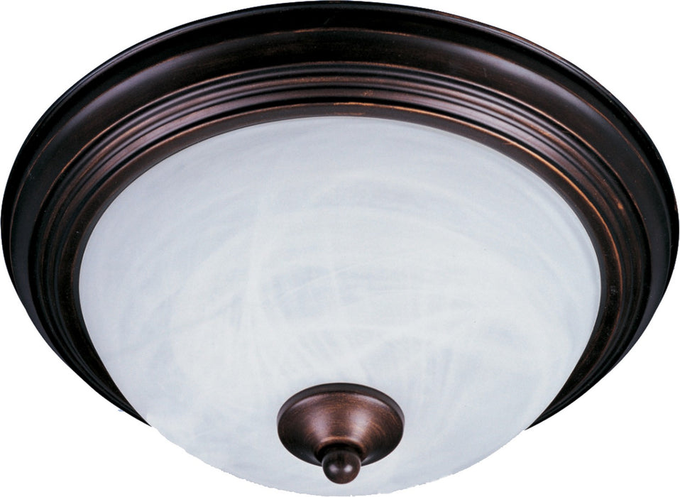 Essentials - 584x Two Light Flush Mount in Oil Rubbed Bronze