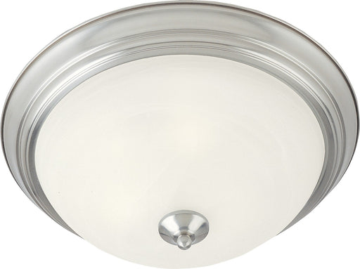 Essentials - 584x Two Light Flush Mount in Satin Nickel