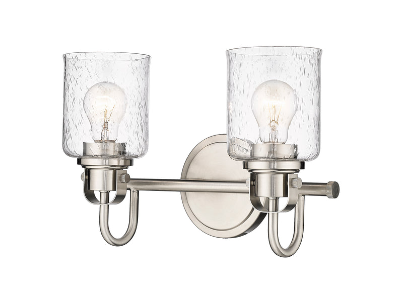 Kinsley 2 Light 14.5" Vanity in Brushed Nickel