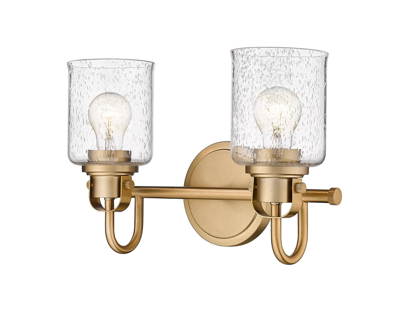 Kinsley 2 Light 14.5" Vanity in Heirloom Gold