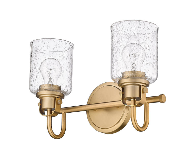 Kinsley 2 Light 14.5" Vanity in Heirloom Gold