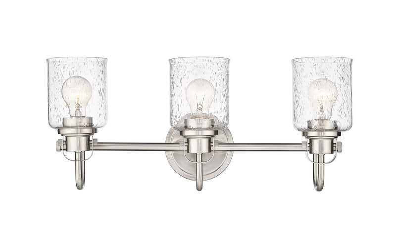 Kinsley 3 Light 22" Vanity in Brushed Nickel