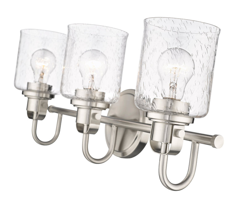 Kinsley 3 Light 22" Vanity in Brushed Nickel