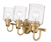 Kinsley 3 Light 22" Vanity in Heirloom Gold