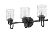 Kinsley 3 Light 22" Vanity in Matte Black