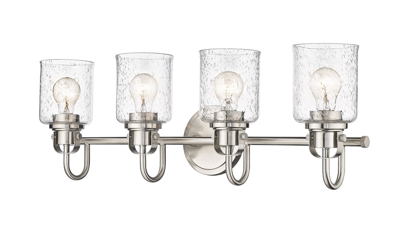 Kinsley 4 Light 28" Vanity in Brushed Nickel