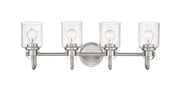 Kinsley 4 Light 28" Vanity in Brushed Nickel