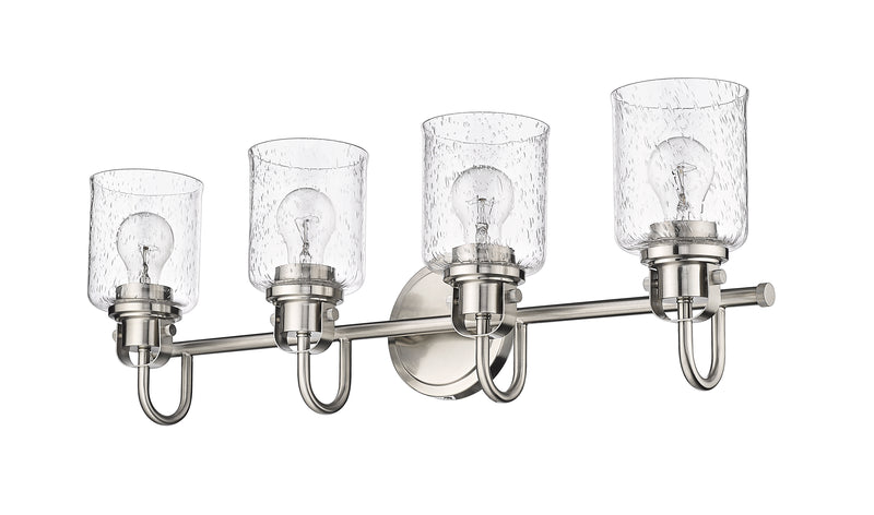 Kinsley 4 Light 28" Vanity in Brushed Nickel