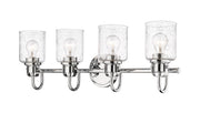 Kinsley 4 Light 28" Vanity in Chrome
