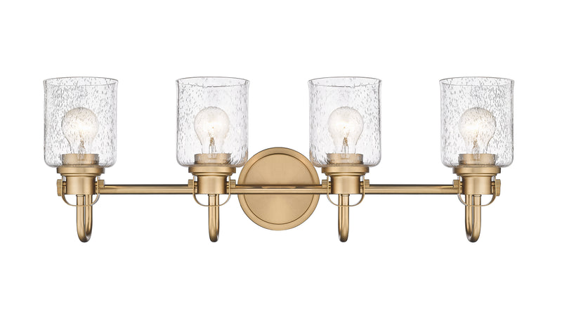 Kinsley 4 Light 28" Vanity in Heirloom Gold