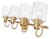 Kinsley 4 Light 28" Vanity in Heirloom Gold
