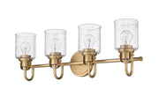 Kinsley 4 Light 28" Vanity in Heirloom Gold