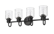 Kinsley 4 Light 28" Vanity in Matte Black
