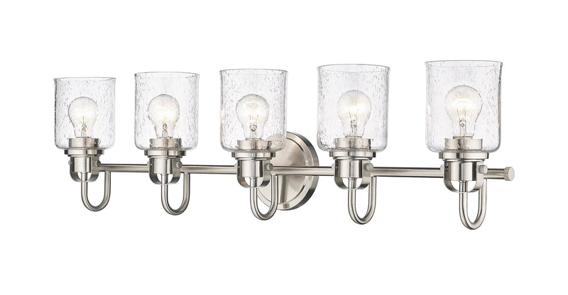 Kinsley 5 Light 35" Vanity in Brushed Nickel