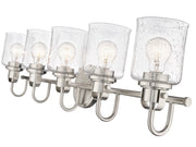Kinsley 5 Light 35" Vanity in Brushed Nickel
