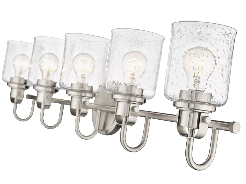Kinsley 5 Light 35" Vanity in Brushed Nickel