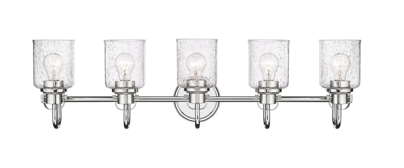 Kinsley 5 Light 35" Vanity in Chrome