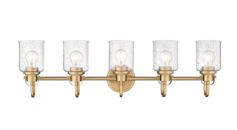 Kinsley 5 Light 35" Vanity in Heirloom Gold