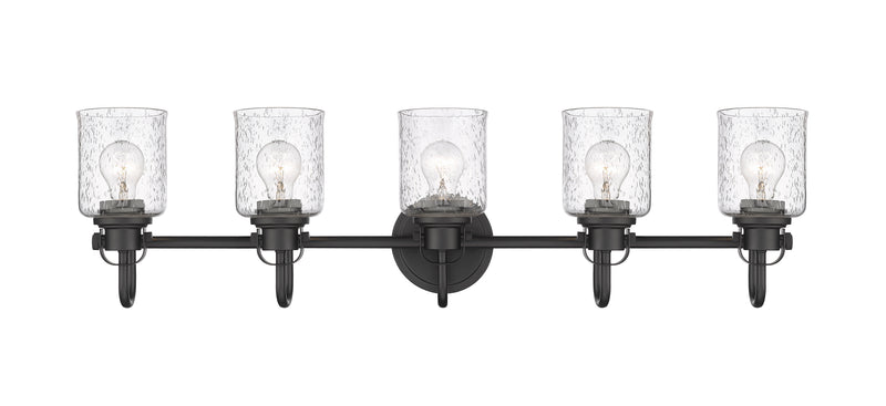 Kinsley 5 Light 35" Vanity in Matte Black