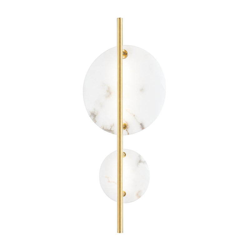 Croft Wall Sconce in Aged Brass