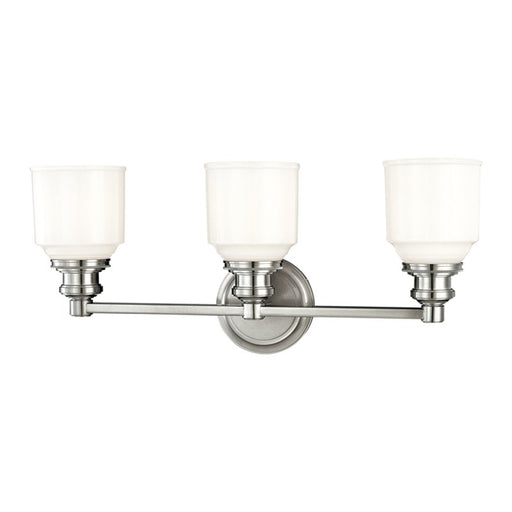 Windham 3-Light Bath Vanity Light in Polished Nickel