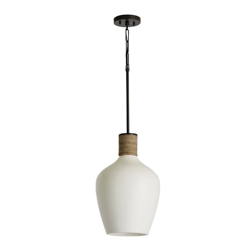Destin Teardrop Pendant in Dark Pewter