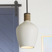 Destin Teardrop Pendant in Dark Pewter